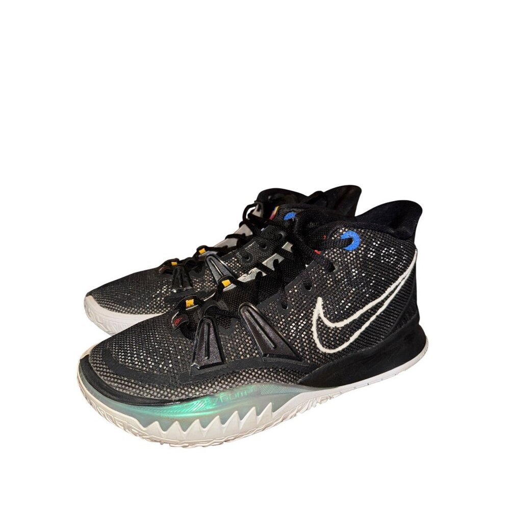 Nike Kyrie 7 Brooklyn Nets‎ Black Men’s Sneakers Basketball CQ9326-002 Size 8